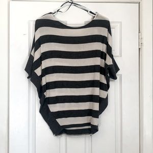 Forever 21 sweater. Tighter around the waste loser up top. Very comfy and cozy.